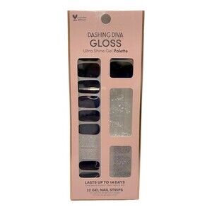 Dashing Diva Gloss Ultra Shine Gel Nail Strips-City Night